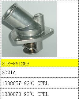For Opel Thermostat and Thermostat Housing 1338057 1338070